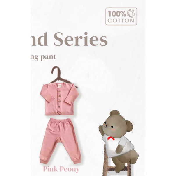 Libby setelan panjang comfy set 0 - 12 Month