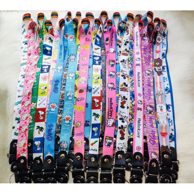 TALI HP GANTUNGAN HP MOTIF BRANDED UNIVERSAL TALI HP LANYARD Model-03