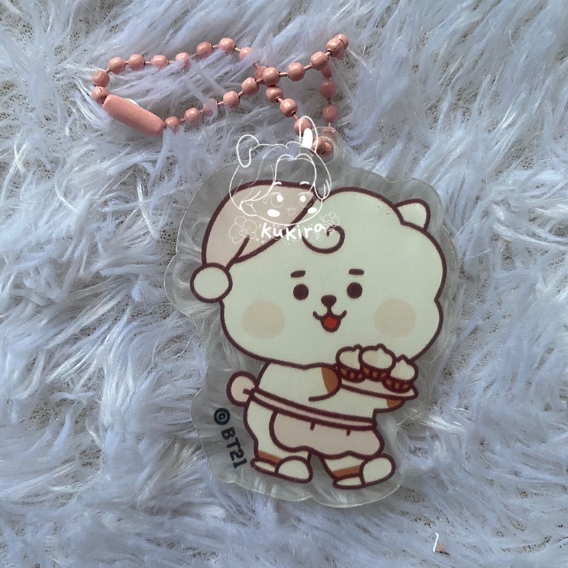 GANTUNGAN KUNCI BTS BT21 BABY RJ KOYA COOKY TATA MANG SHOOKY CHIMMY CUTE KEYCHAIN