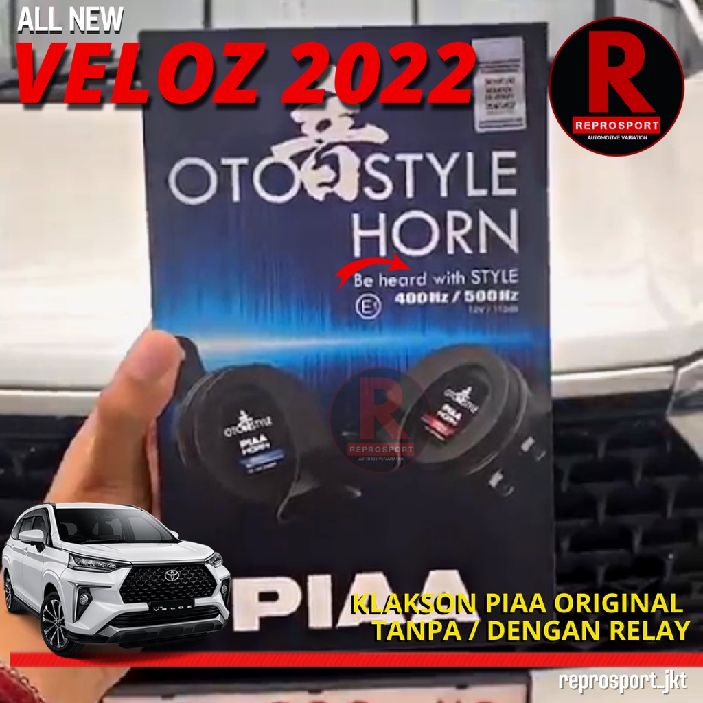 Jual VELOZ 2022 KLAKSON PIAA ORIGINAL TANPA / DENGAN RELAY Shopee