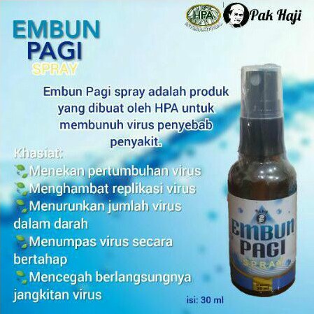 Embun Pagi HPA Mengobati Penyakit Yang Disebabkan Oleh Virus