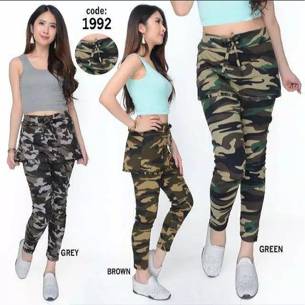 NEW LEGGING ROK CELANA ARMY IMPORT/CELANA OLAHRAGA1992