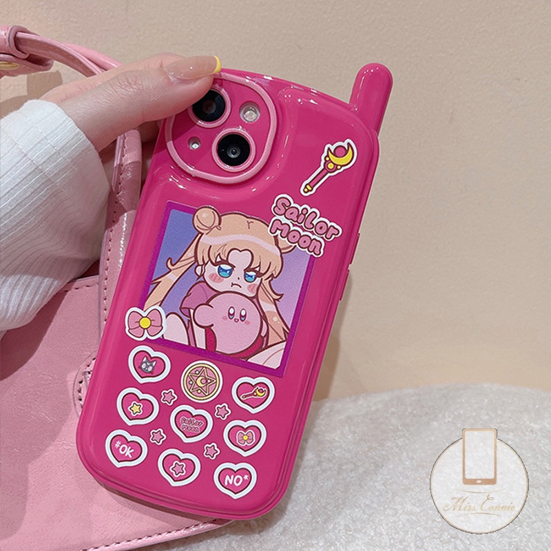 Soft Case Motif Kartun Anime Sailor Moon Untuk iPhone 7 8 Plus X XS MAX XR 11 12 13 14 Pro MAX