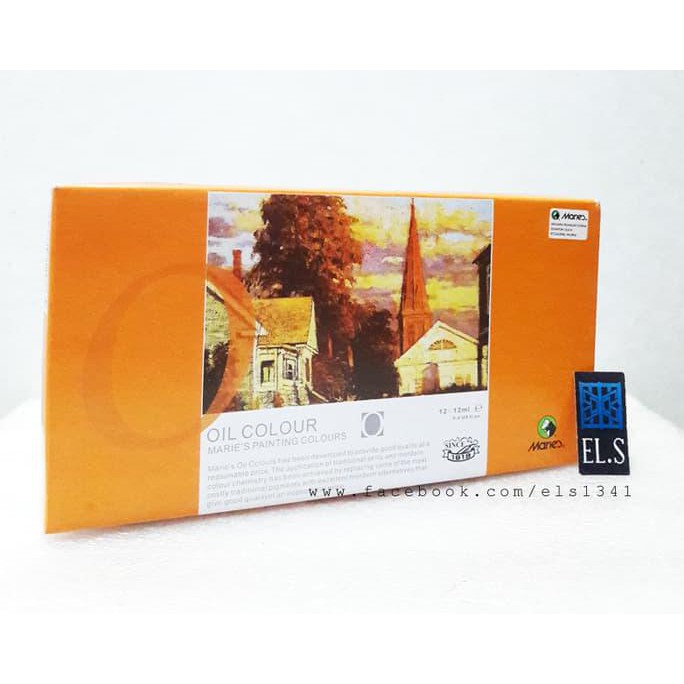 

HOT SALE Maries Oil Color Set 12