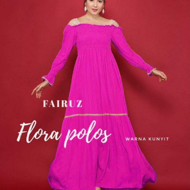 Daster Arab Flora Polos by Fairuz