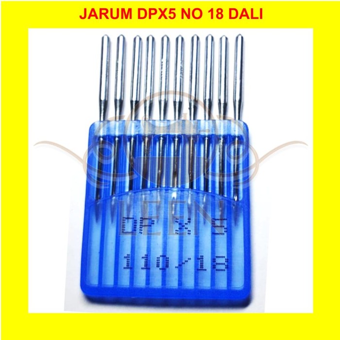 Jarum Jahit Highspeed DALI DPX5 18 Mesin 2 Jarum / Lubang Kancing LEEN