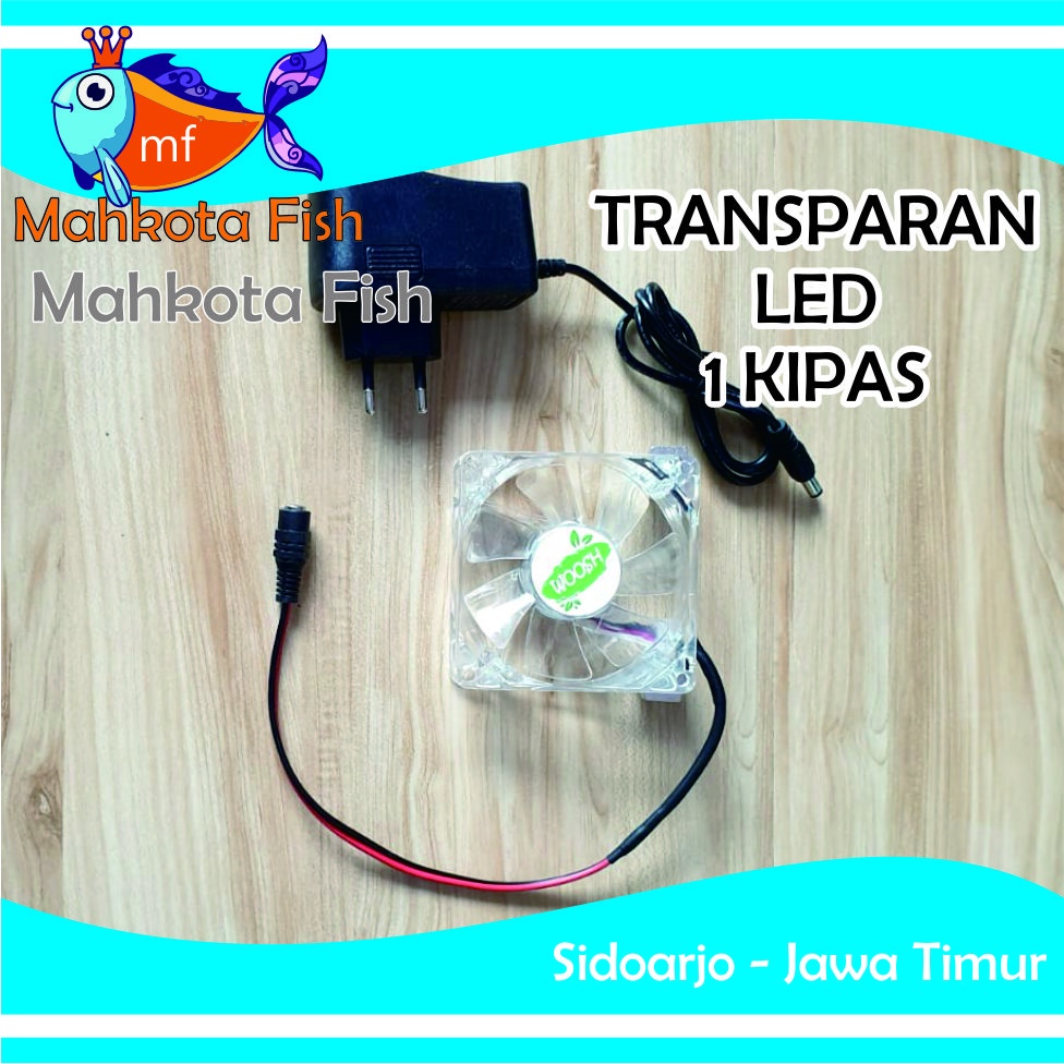 Kipas Aquarium TRANSPARAN | Kipas Aquascape | Fan Aquarium | Pendingin Aquarium | Cooling Fan Aquarium | FREE KARDUS