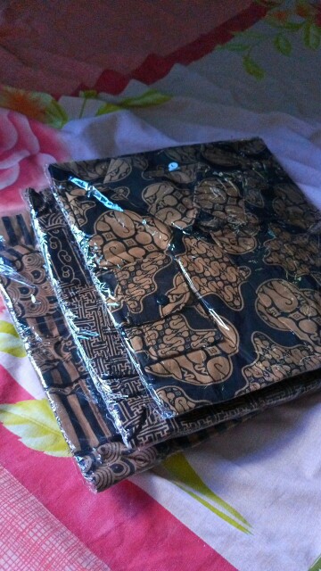 Kemeja Batik Pria Lengan Pendek Lawasan Coklat Size M L Xl Xxl Baju Formal Non Formal Seragam Kantor