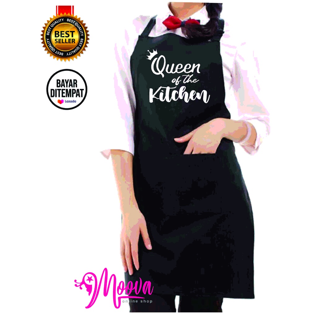 Apron celemek Queen of the Kitchen premium