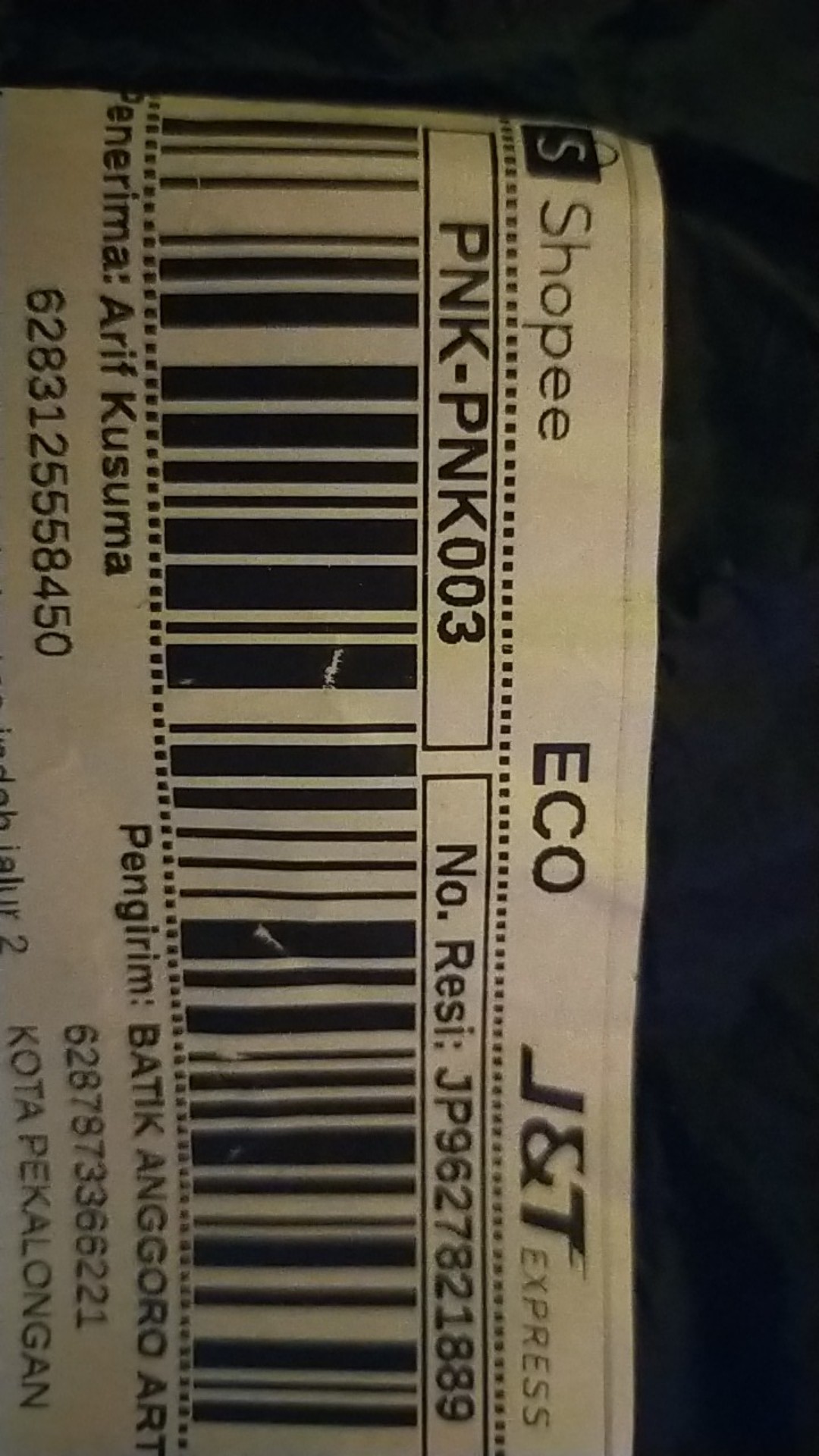 Tey-17 Batik Wanita Asj Sa Hrb026 Kenongo Kemeja Tosca Pendek