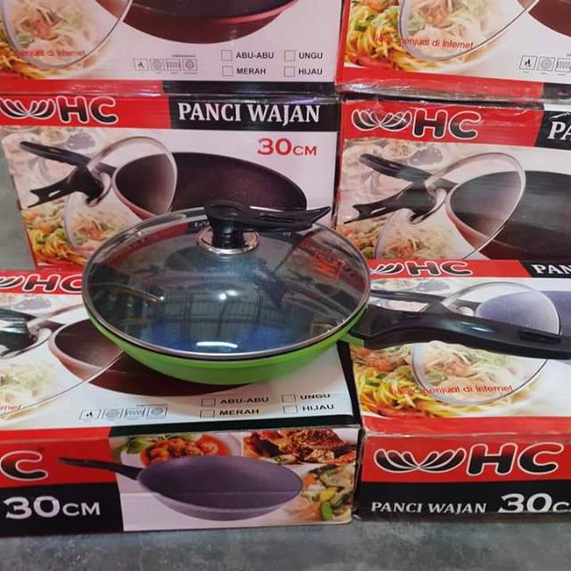 Wajan keramik / wok pan korea