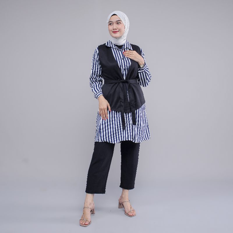 Baju setelan outer wanita/setelan salur/