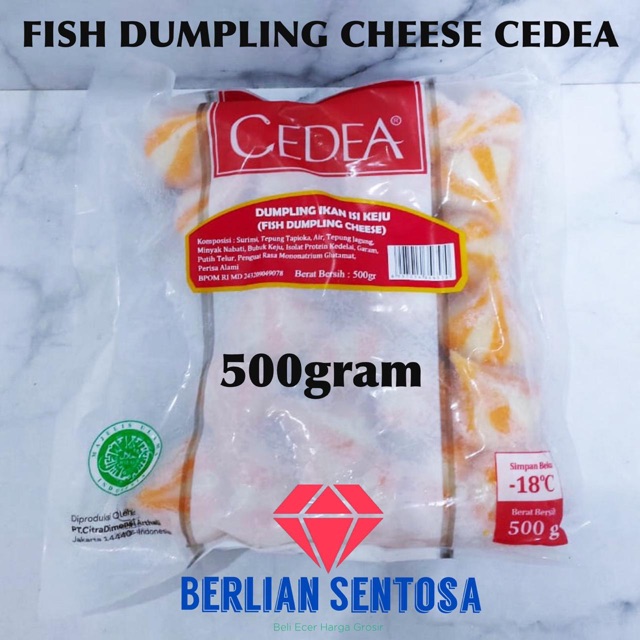 

Cedea Fish dumpling Cheese 500gr