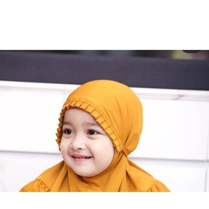 Jilbab Anak KCB Lipit Allsize 0-3 Tahun Hijab Anak Lucu Kerudung Anak Terbaru