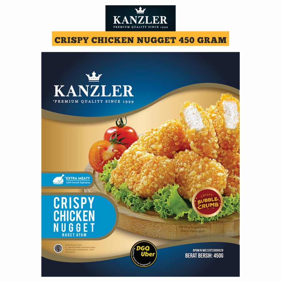 

KANZLER CRISPY CHICKEN NUGGET 450 GR