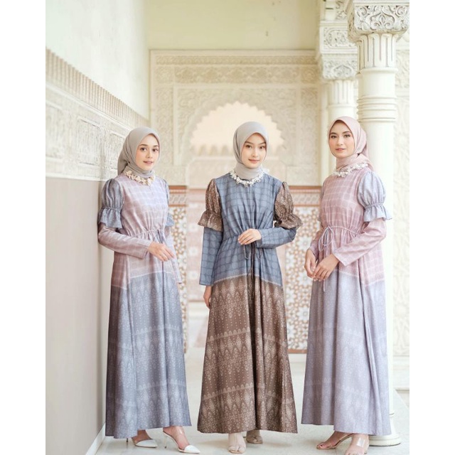 TWOTONE DRESS BY VANILLA HIJAB