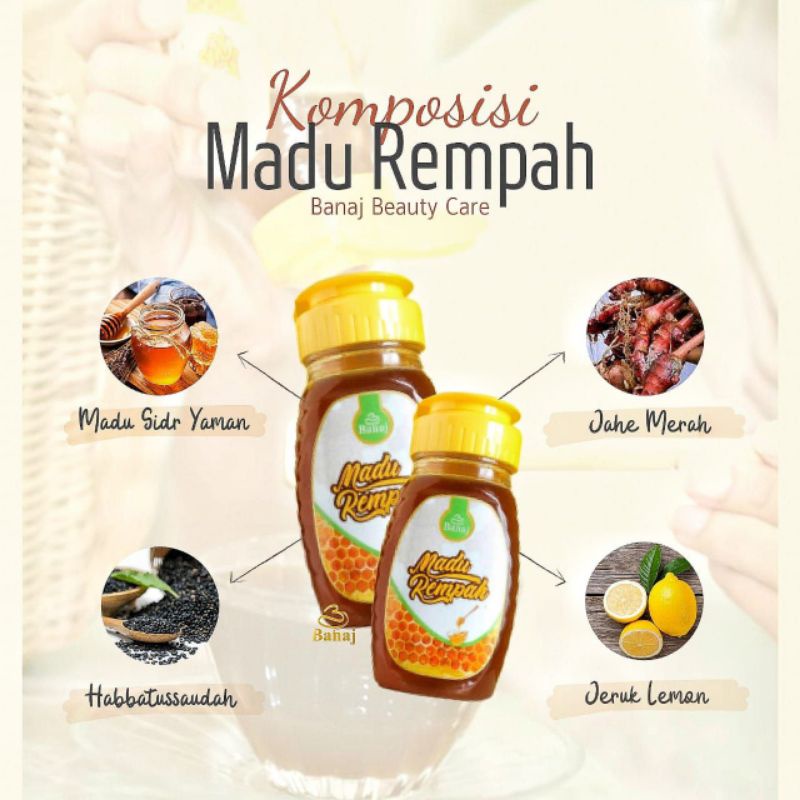 

Madu Rempah Banaj 150g