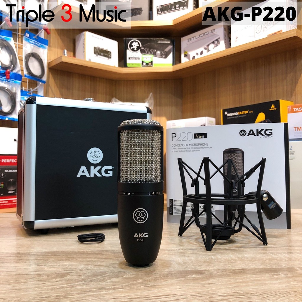 AKG P220 original Mic microphone condenser XLR