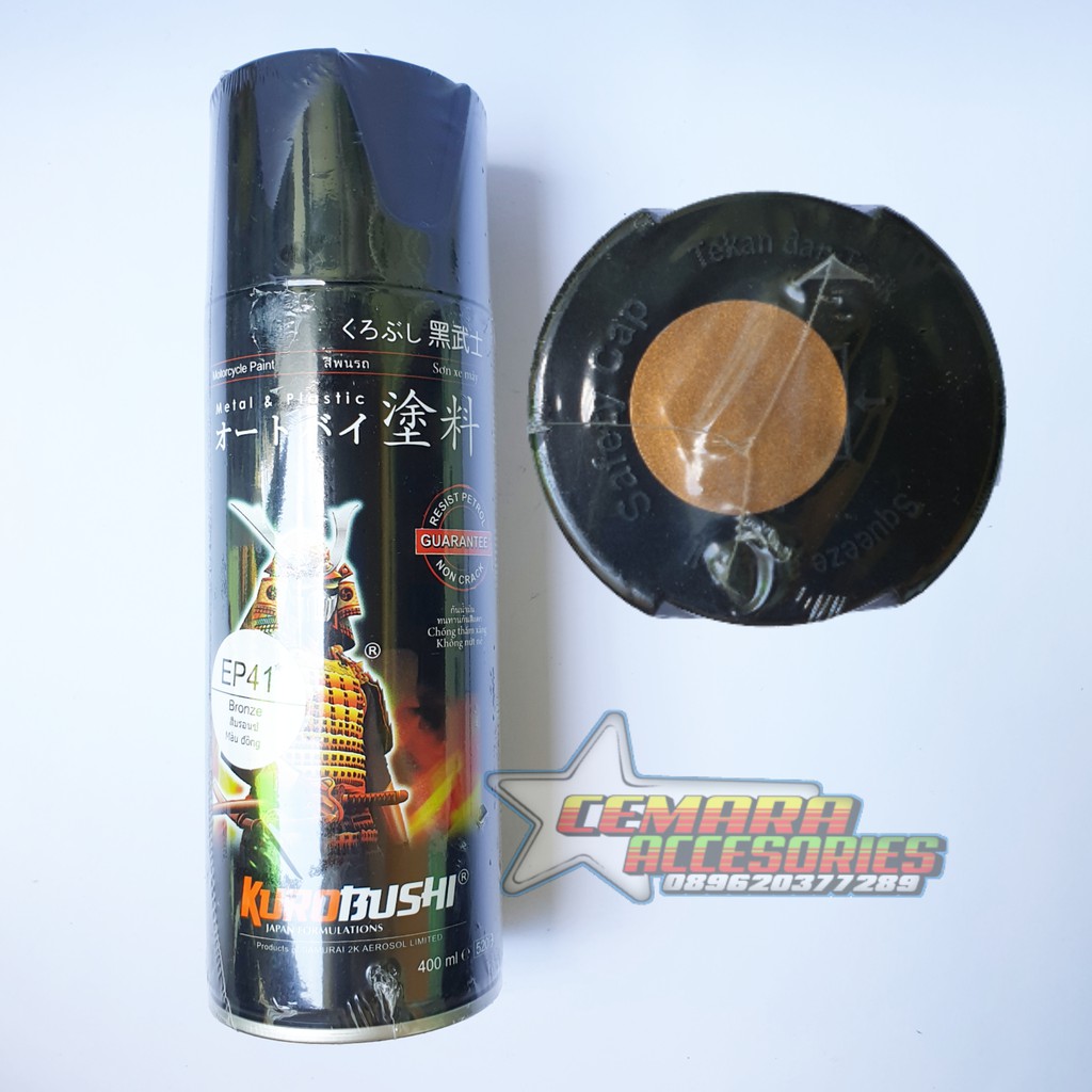 

Pilox Samurai Paint Bronze EP41 Engine Part 400 ml - Cat Semprot