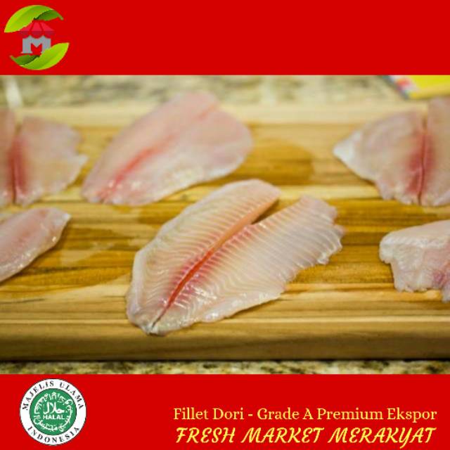 

Ikan Dori Beku Fillet Dorry 1kg Grade A Kualitas Ekspor