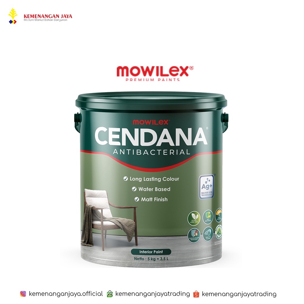 MOWILEX Cendana Anti Bacterial / Interior (Tinting) / Galon 5kg