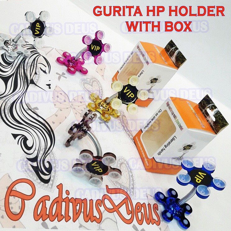 HP HOLDER - STANDING HP GURITA - FLEXIBLE HOLDER + WITH BOX