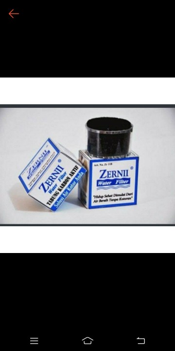 Karbon Aktif Zernii 1 Pcs / Refill Zernii