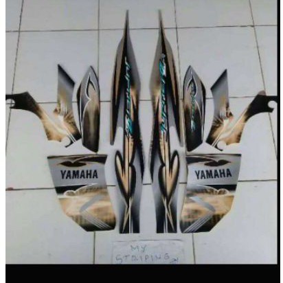 Striping jupiter z burhan hitam silver 2008 2009