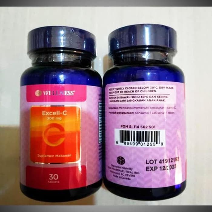 Wellness Excell C Vitamin C 300 mg 30 Tabs