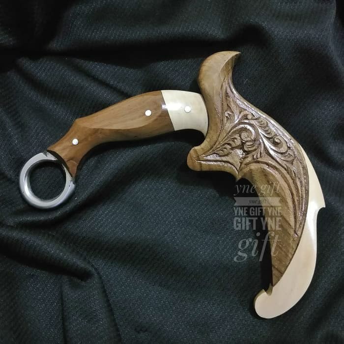 Terbaru Kerambit Tradisional Ukir Batik, Karambit, Pisau Kerambit Lokal Limited