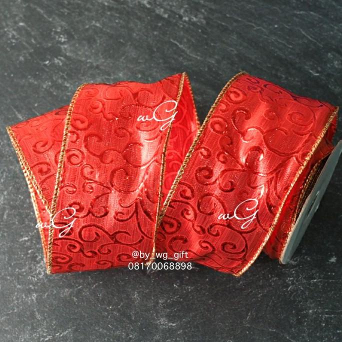 

Sale!!! Pita Kain - Merah Corak Timbul; Lebar 6.3Cm; Panjang 10Yard - Paling Diminati