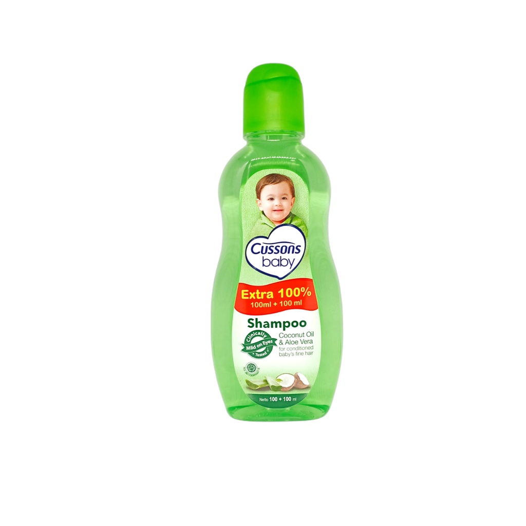 (CB) Cussons Baby Shampoo EXTRA 100%  / 100ml + 100ml (Shampoo Bayi)