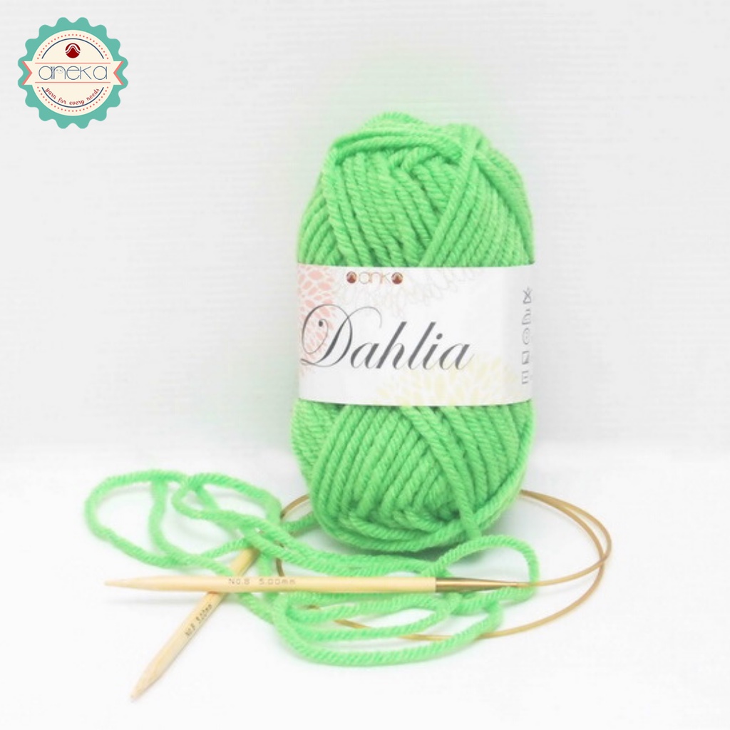 Benang Rajut Karpet Dahlia / Carpet Yarn - 1823 (Hijau Muda)