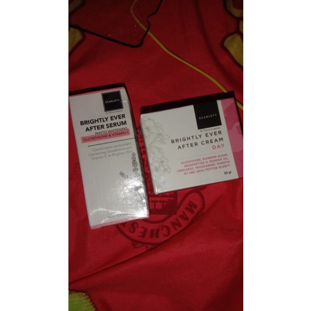 scarlett daycrim, serum, dan bedak revlon