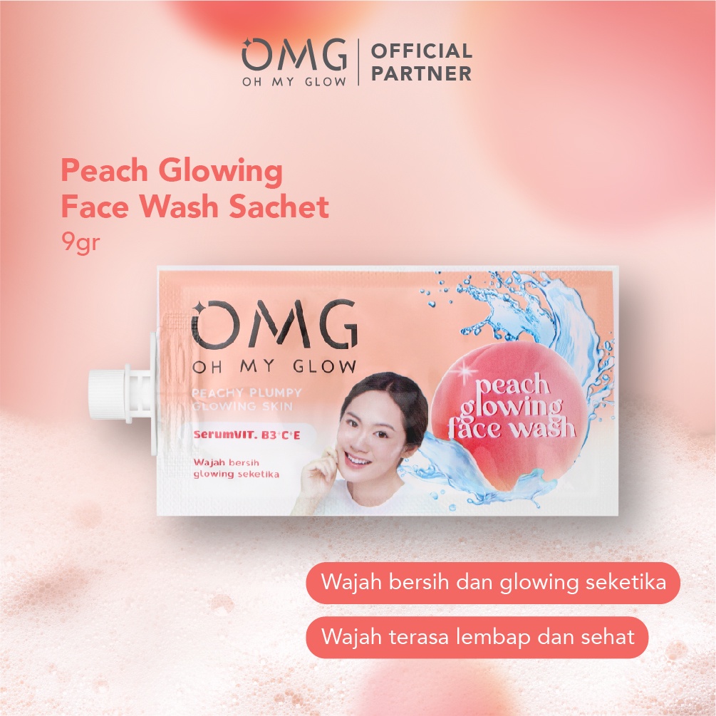 OMG OH MY GLOW Peach Glowing Face Wash