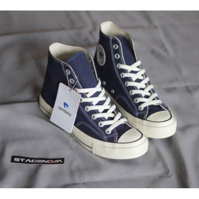 SEPATU VENTELA BTS 70'S HIGH BLUE NAVY