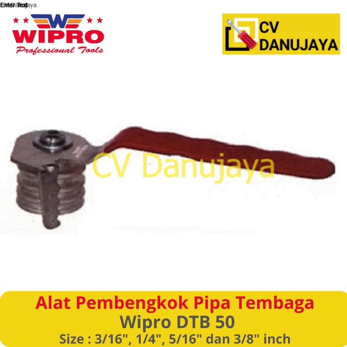 Tube Bender Pipe Bending Alat bengkok penekuk Pipa Wipro DTB50 DTB 50