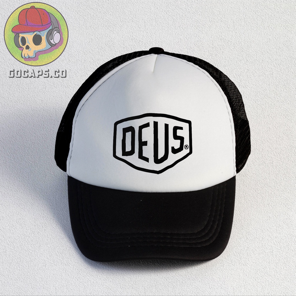 Deuz X Machina | Trucker Hat | Topi Pria | Trucker | Baseball | Brand | Topi Jaring | Gocaps