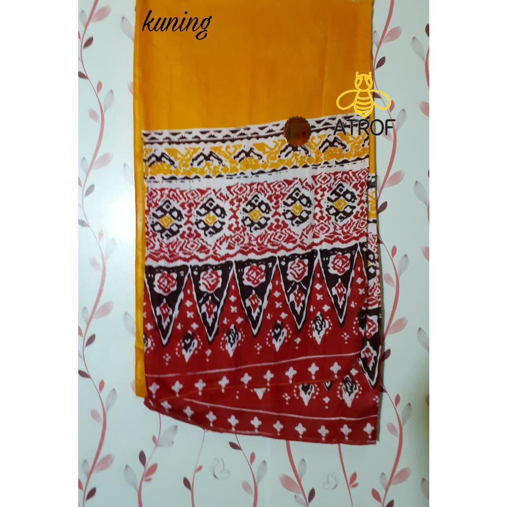 Selendang tari batik anak untuk SD sampai SMP-Kuning
