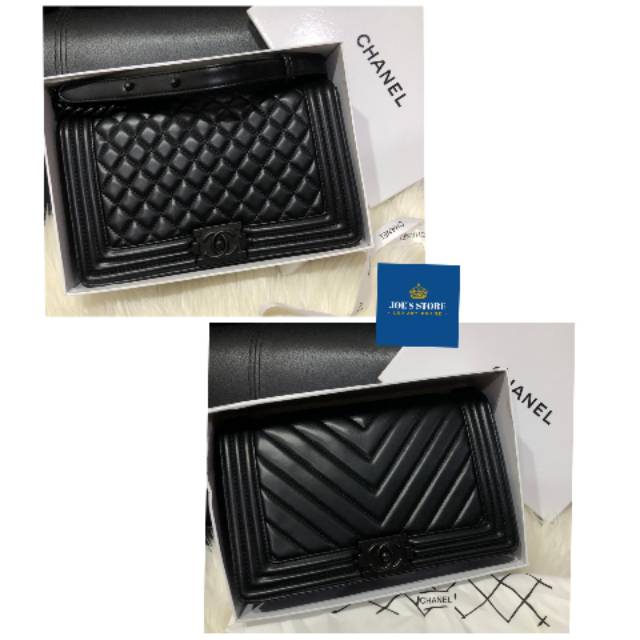 CHANEL Boy Classic & Cevron Premium B FREE Box
