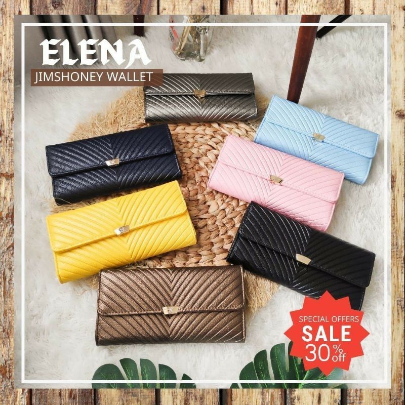 PROMO ELENA WALLET JIMSHONEY DOMPET PANJANG MUAT HP JH