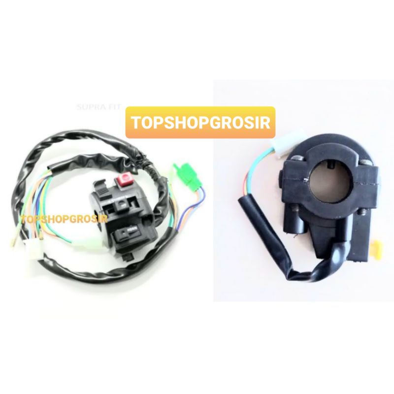 SAKLAR KANAN KIRI HANDLE HANDEL SWITCH STARTER KLAKSON SET SUPRA FIT