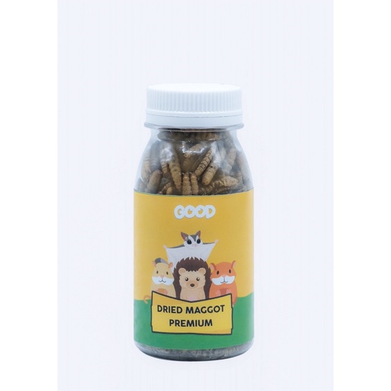 Snack hamster / Snack landak mini / Snack sugar glider / DRIED MAGGOT PREMIUM