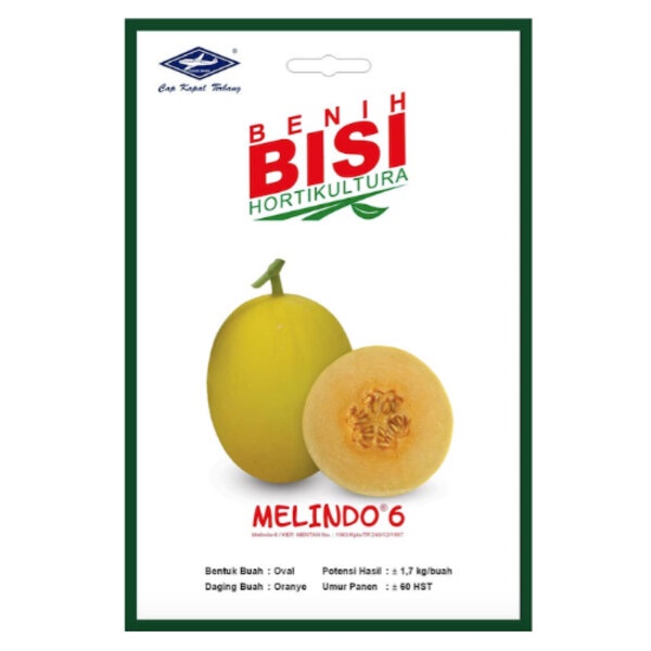 Benih Biji Bibit Melon Kuning Madu Melindo 6 BISI Tanaman Hidroponik