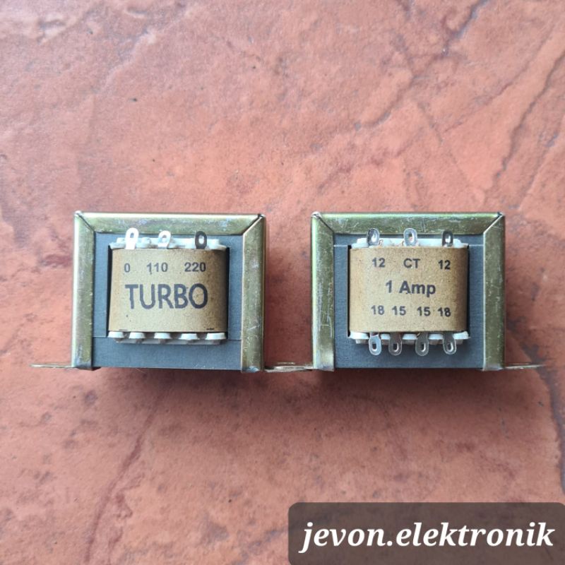 Trafo Travo 1 A Ampere + CT 18 v volt Turbo 1A 18volt