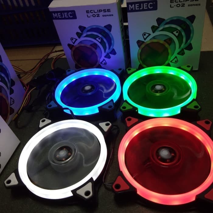 Fan Case MEJEC L-02 Fan Case 12Cm Ring Led