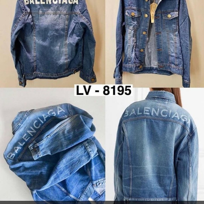 Jaket jeans clearance balenciaga