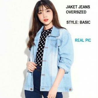 Jaket Jumbo Jeans Oversized Style Basic Zara