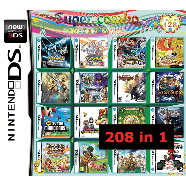 nintendo ds 208 in 1