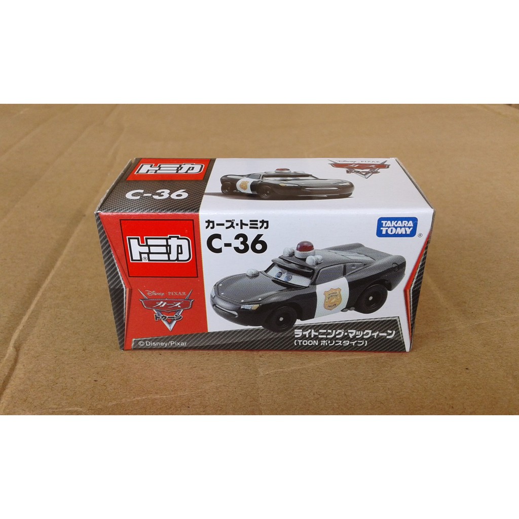 tomica C-36 cars toon pokice type mcqueen
